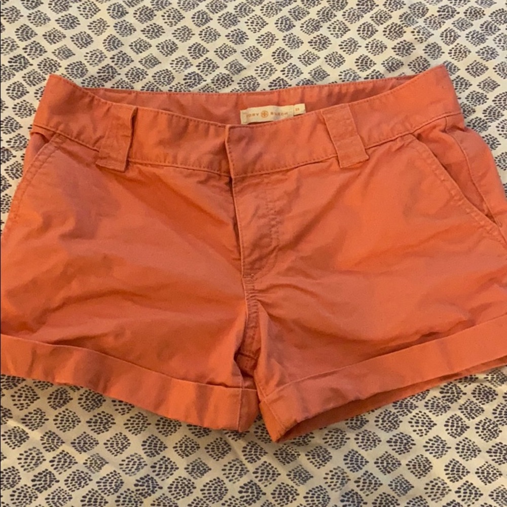 Tory Burch coral shorts